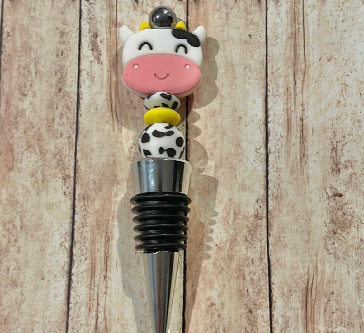 Cow wine stopper
