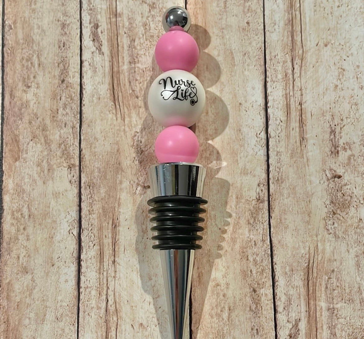 Nurse life wine stopper