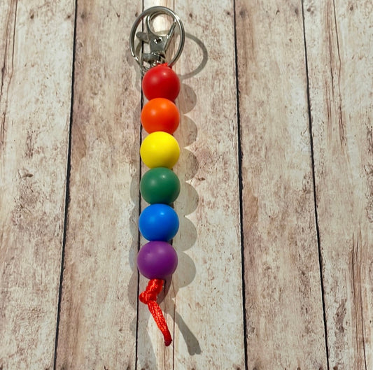 Rainbow keychain