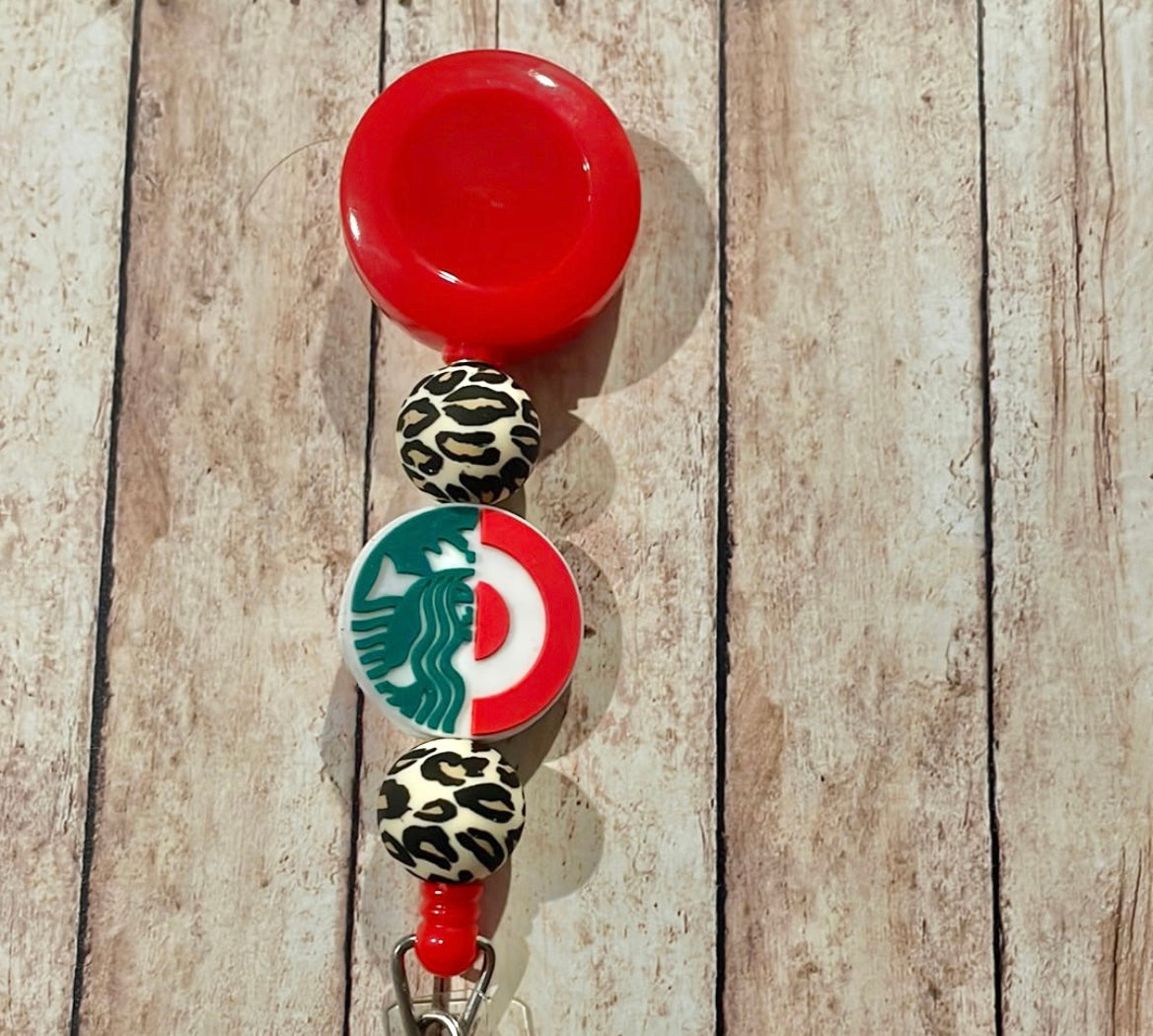 T/S leopard badge reel